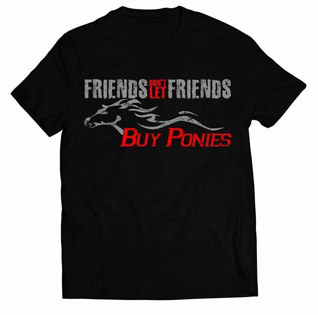 image of pony t-shirts for sale online monarch arms